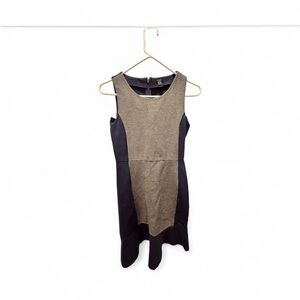 J. Crew Navy and Gray Dress